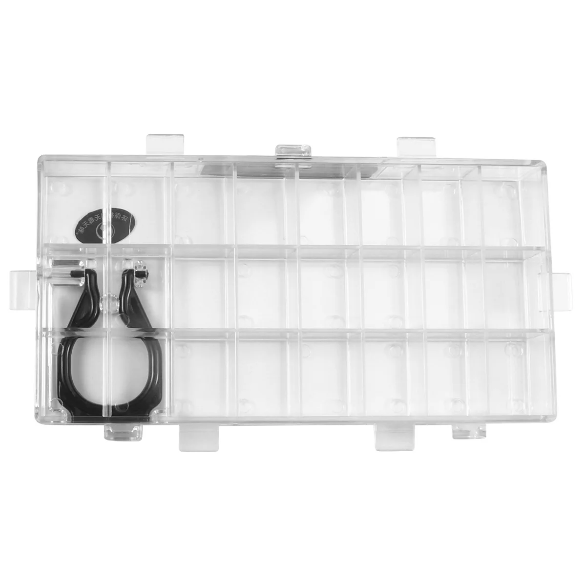 

24 Grids Large Capacity Color Mixing Box For Watercolor Painting Palette Durable Pp Plastic Storage Container Transparent Paint