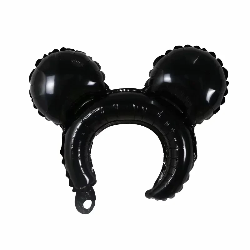 10Pcs Mickey Minnie Ear Hair Accessories Balloon Baby Shower Children's Toys Birthday Party Decoration Gift Air Globos