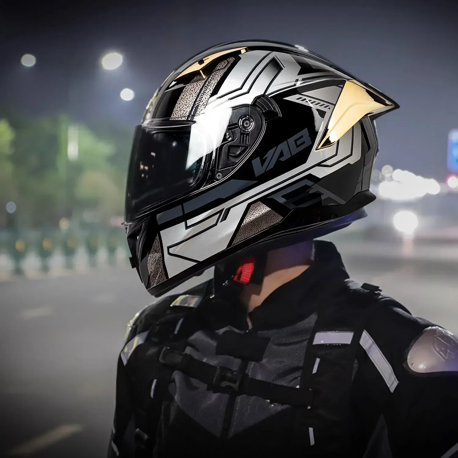 Casco moto Venom Full Face uomo accessori per Scooter Bluetooth di alta qualità quattro stagioni caschi Casco da bicicletta universali