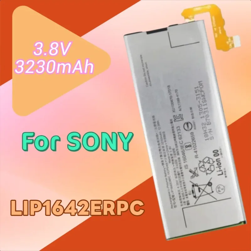 

100% New 3.8V 3230mAh Replacement Mobile Phone Battery LIP1642ERPC For SONY Xperia XZ Premium G8142 XZP G8141 High Quality