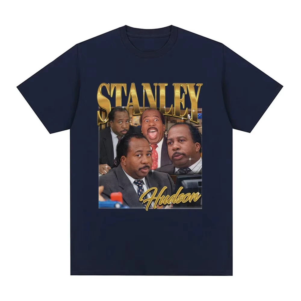 Stanley Hudson Homage T Shirt Tv Series The Office Michael Scott Dwight Schrute T-shirt Women Casual Cotton Oversized T Shirts