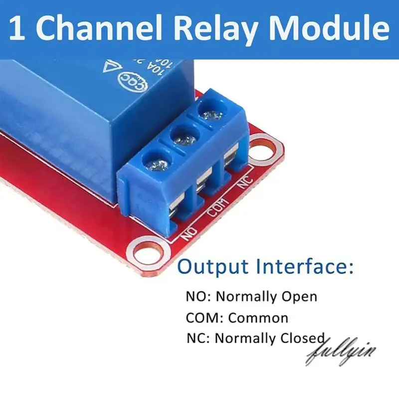 FULL-10Pcs Relay Module DC 12V Relay Board 1 Channel With Optocoupler Isolation Support High Or Low Level