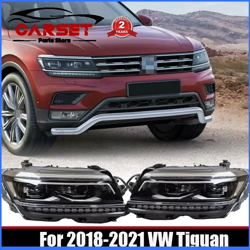 

Новые пары светодиодных фар на 2018-2021 годы VW Tiguan с модулем Plug and Play, автомобильные аксессуары