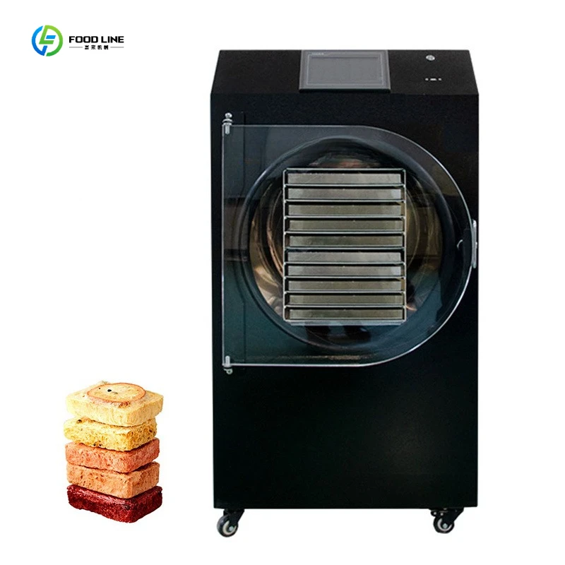 Instock Small Home Lyophilization Equipment Food Freeze Dryer Industrial Fruit Freeze Dryer FL Customized