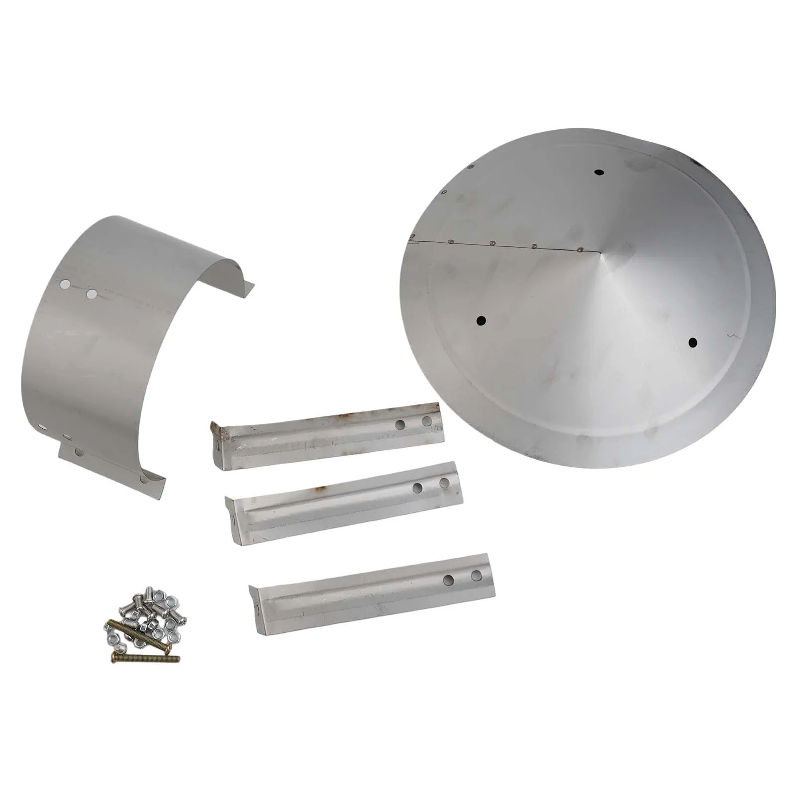 304 Stainless Steel Cap Fireplace Rain Hat Fireplace Accessory Versatile Use Windproof Design For 100mm Pipe Diameter