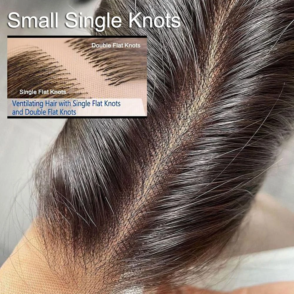 5x5 HD Lace Closure Ultra-thin Invisible HD Lace Closure Tiny Single Knot Pre-Plucked Vietnamese Straight Human Hair Frontal