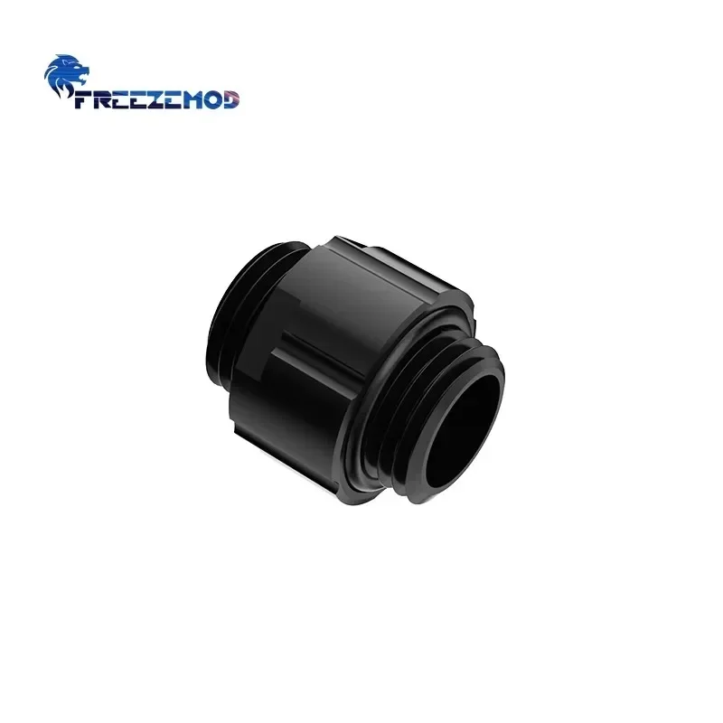 FREEZEMOD PC Cooling M-M Connection Fitting,Standard Type Connect PUMP-Res,Hexagonal Design Smooth Surface, GDS-D14
