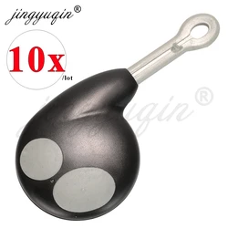 jinyuqin 10pcs Car Remote Alarm Control Key Shell For Toyota Cobra 1046 3193 7777 7928 8188 Vios fit VW Honda Keyless Case
