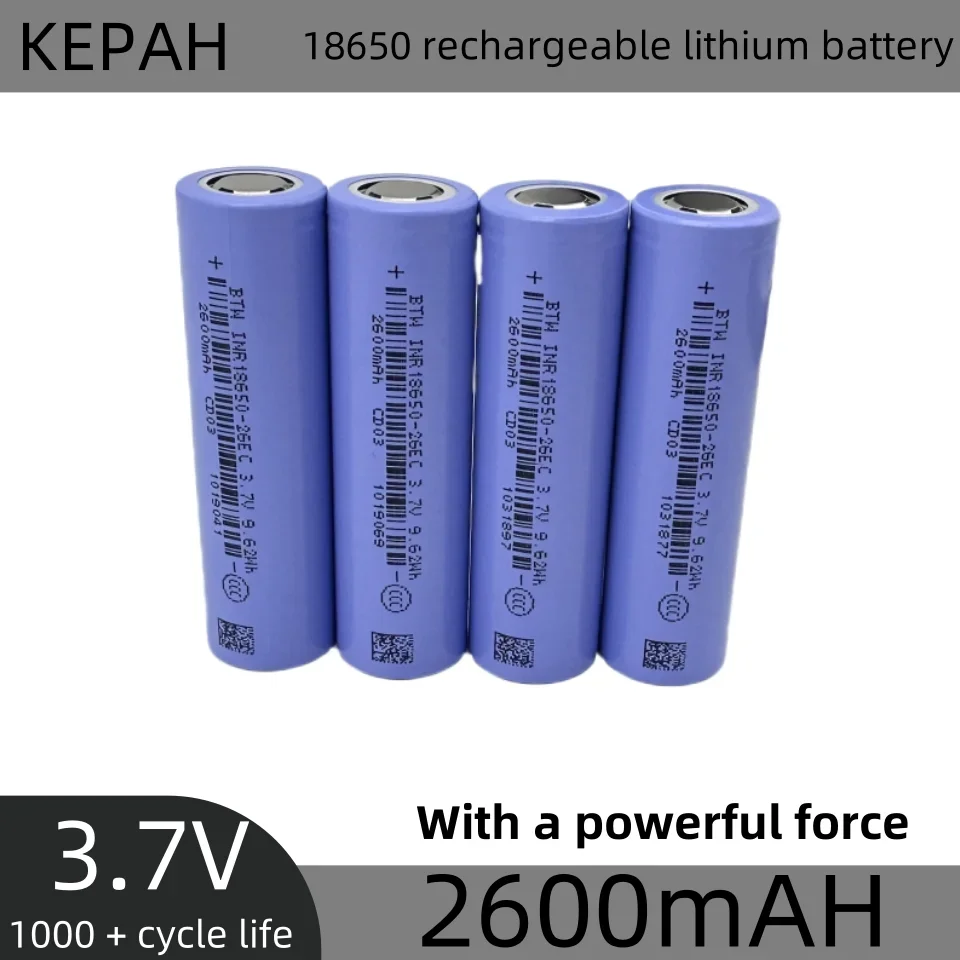 1-16pcs 35A 18650 2600mAh 3.7V lithium-ion rechargeable battery 10A lithium battery for high power consumption of flash Vaping