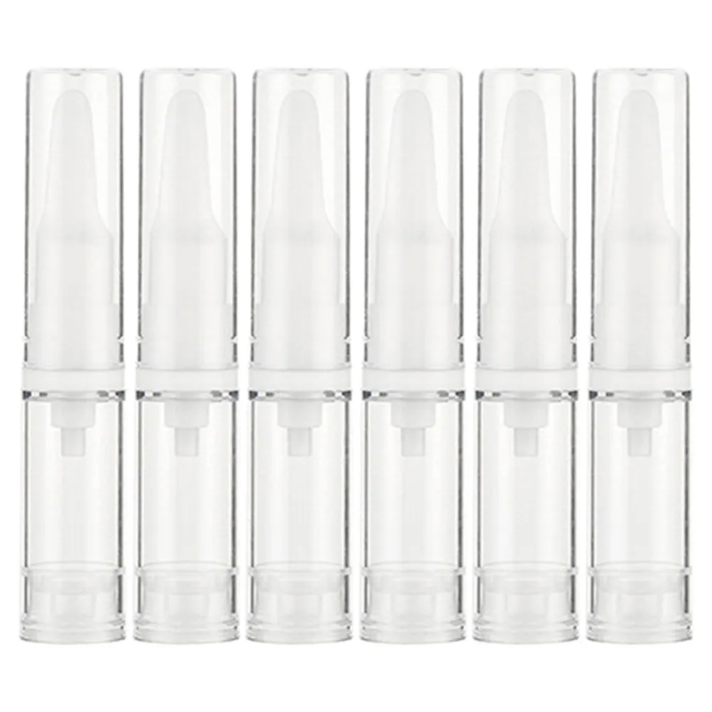 

6Pcs Travel Skincare Pump Bottles Portable Airless Refillable Lotion Foundation Containers Leakproof Design Lotion Pump Bottle