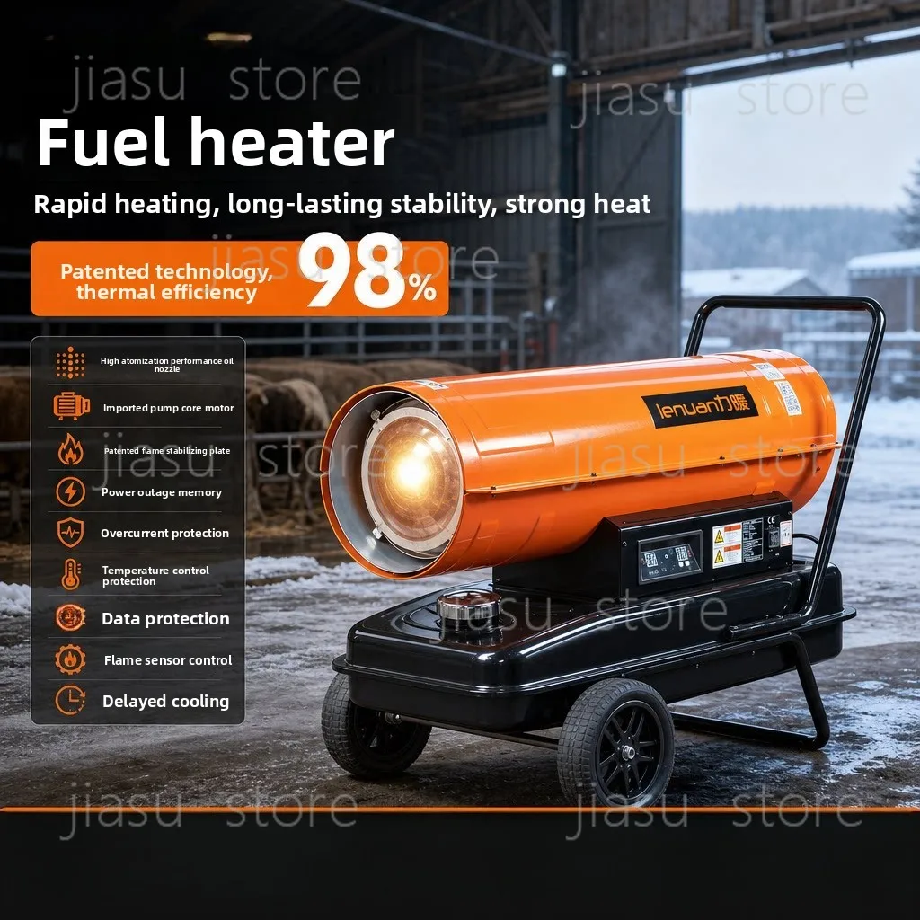 Diesel Fuel Heater for Greenhouse Farm, High Power Industrial Hot Air Blower, Drying Heating & Sterilization Machine