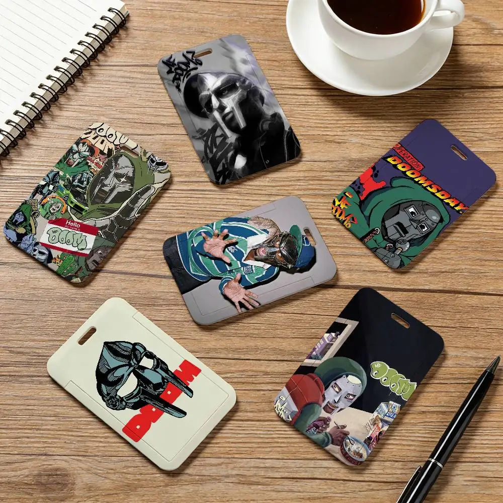 

Держатель для карт и пропусков M-MF Doom с ремешком на шею, унисекс, для сотрудников компании, для рабочих удостоверений, офисные принадлежности