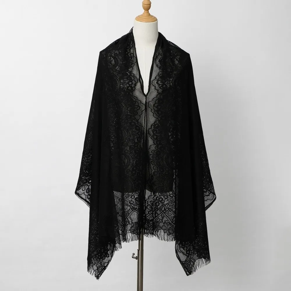 

Модный женский кардиган-шаль в стиле бохо, однотонный, элегантный, ажурный, дышащий, легкий, в этническом стиле, женская одежда