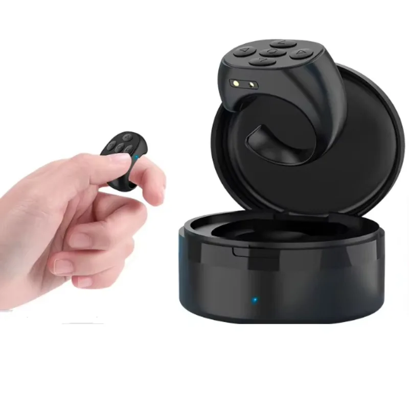 Wireless Finger Scroll Ring Remote Page Turner Video Controller Suitable for Short Video App Replacement Accessory