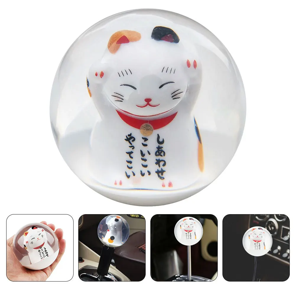 

Cat Design Car Shift Knob Decorative Vehicle Gear Lever Stick Handle Manual Automatic Transmission Car Accessories