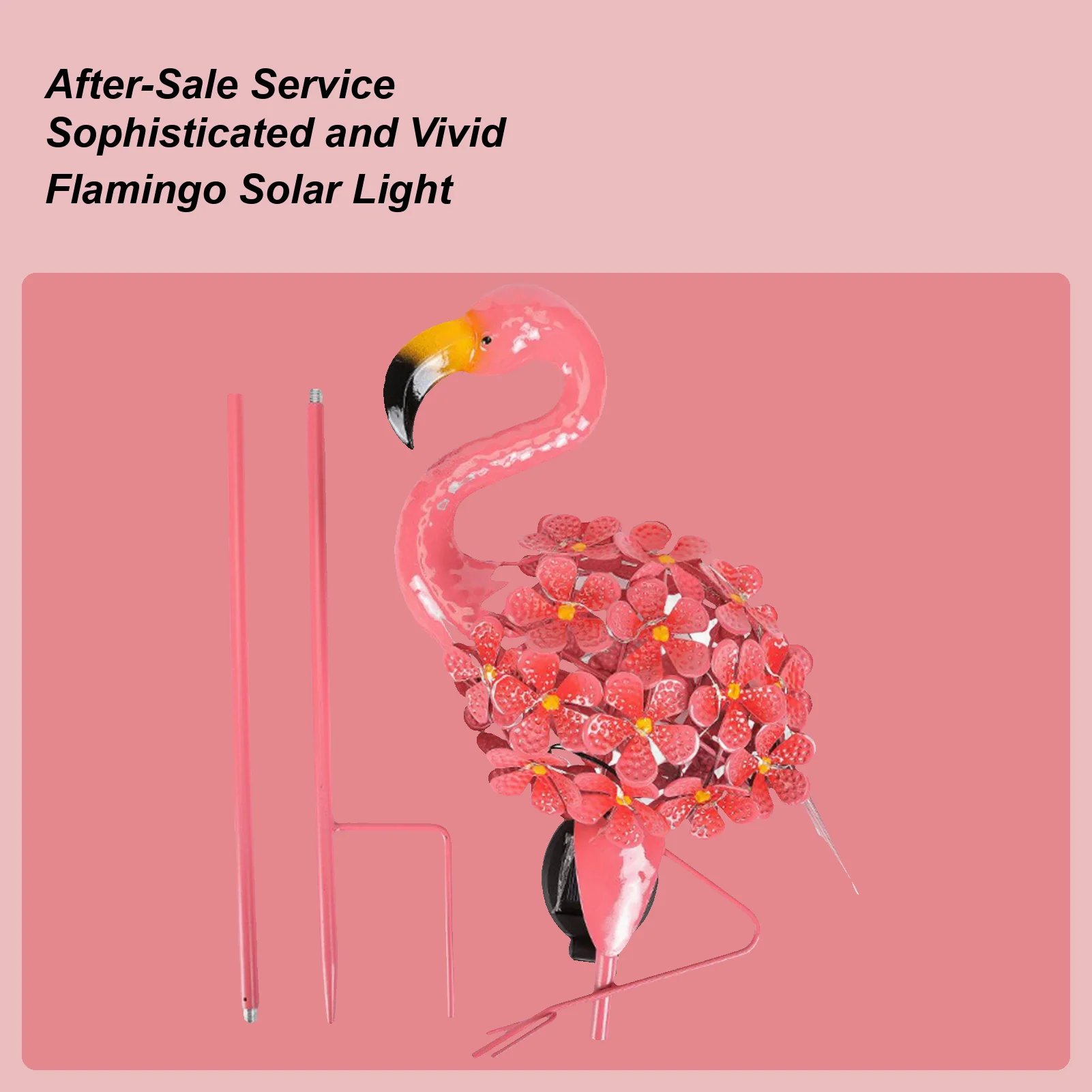 

Solar flamingo lawn lamp ground plug lamp Outdoor Solar Powered Flamingo Stake Lights landscape lamp outdoor garden lamp
