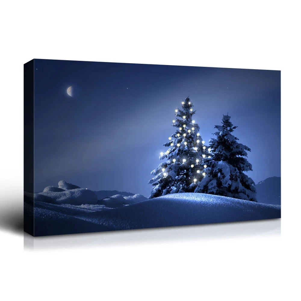 Framed Canvas Wall Art Decor Painting For Chrismas