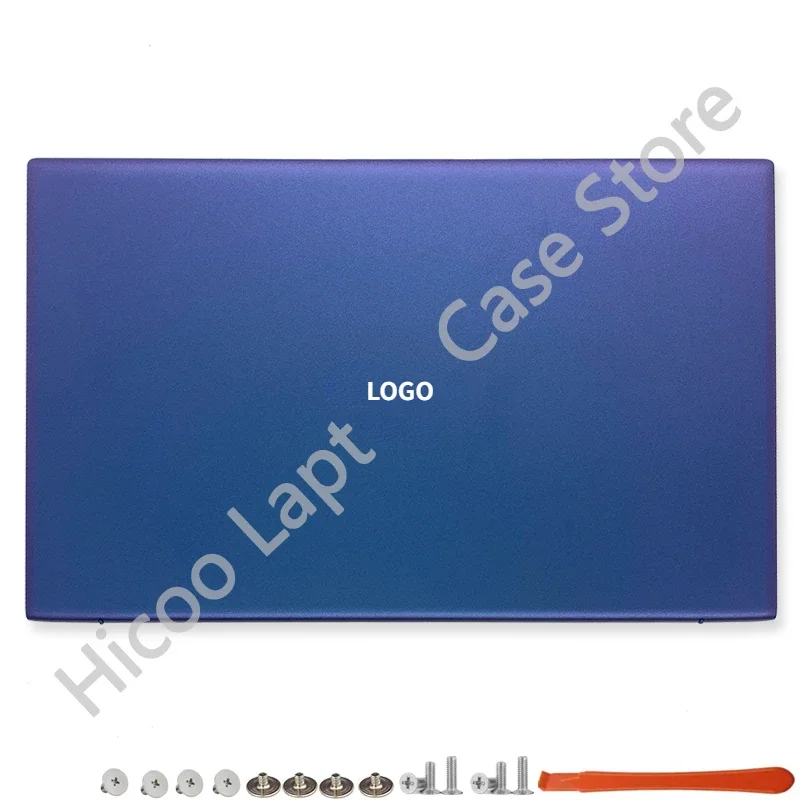 Imagem -04 - Lcd Tampa Traseira para Asus Vivobook 14 Moldura Frontal Palmrest Caixa Inferior Top Case 14 Polegadas V4000f Novo