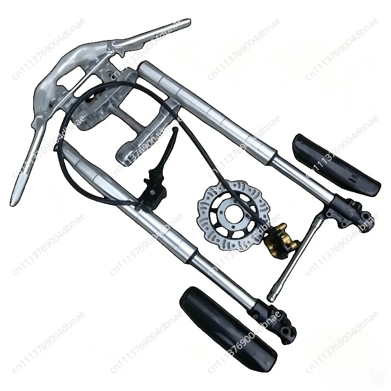 Motocross Module Kit, 710mm Inverted Front Shock Absorber + Guide Compact with Front Brakes
