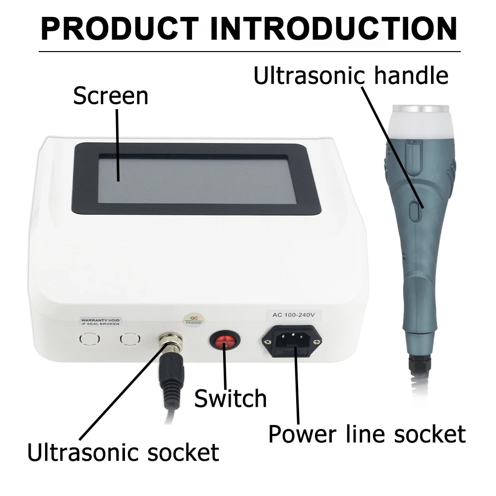 New Ultrasonic Therapy Machine For Pain Relief Physiotherapy Muscle Body Massager Ultrasound Equipment Physical Therapy Body