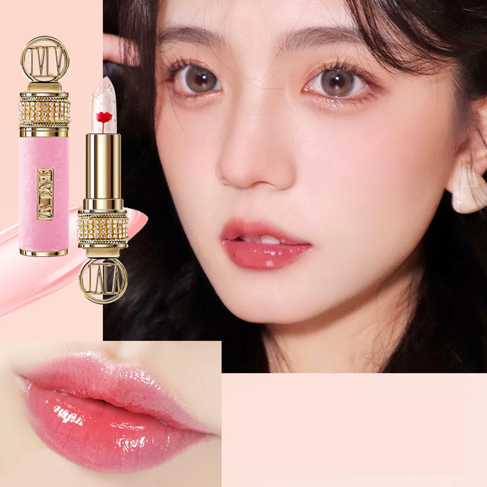 Fashion Lipstick Color Changing Long Lasting Lipstick Waterproof Red Lip Stick Lip Plumper Magic Makeup Girl Cute Cosmetics