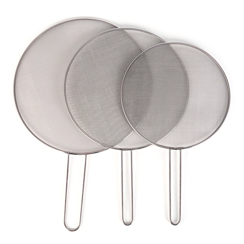 304 Stainless Steel Splatter Guard – Oil Proof Lid for Frying Pans, Universal Fit, Dishwasher Safe & Easy Clean