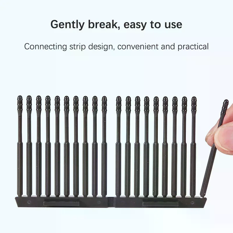 /Kuz/Portable Disposable Sticky Ear Swabs Pick Spiral Tips Wax Removal Remover Tool Kit Cleaner Stick Tool 20pcs/Bag