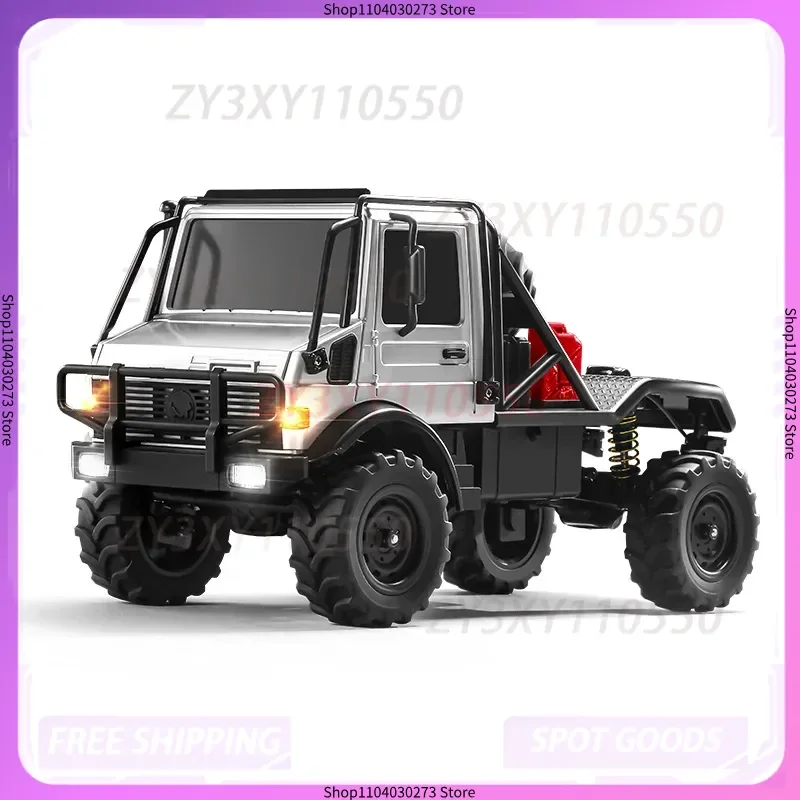 

Mangniu масштаб 1/18 RC Unimog Mn333 альпинистский грузовик с дистанционным управлением полностью пропорциональный полноприводный внедорожный игрушечный автомобиль для мальчиков