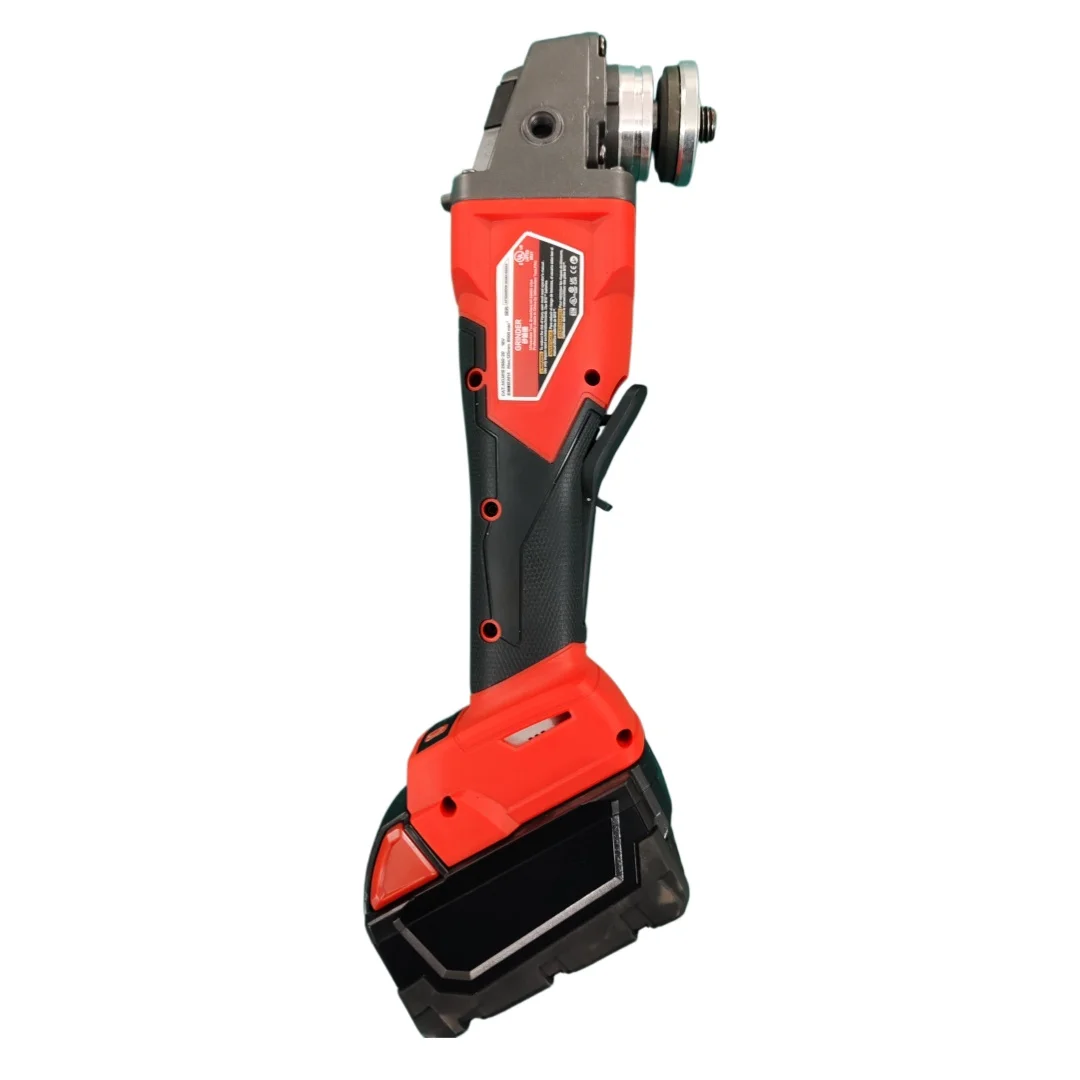 125mm Brushless Cordless Angle Grinder Cutting Grinding Polishing Machine Compatible for Milwaukee 18V Battery Power Tool