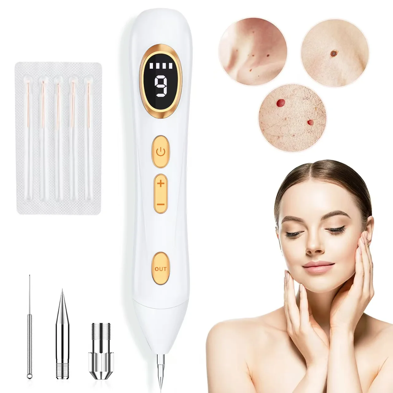 Beauty Professional Mole Removal Pen of Spot Removal  Household  White Mole Removal Beauty Instrument  for Mole