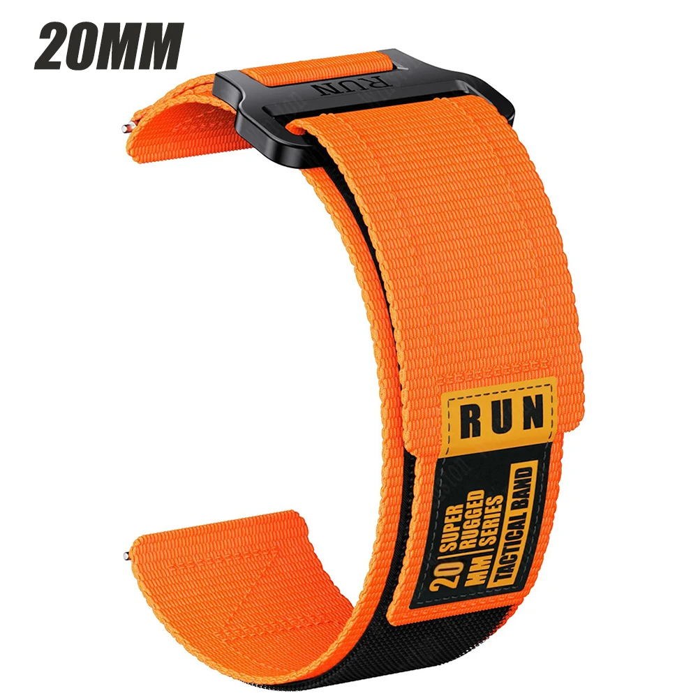 20mm 22mm 24mm Nylon Watch Strap for Garmin  Samsung Huawei image 3