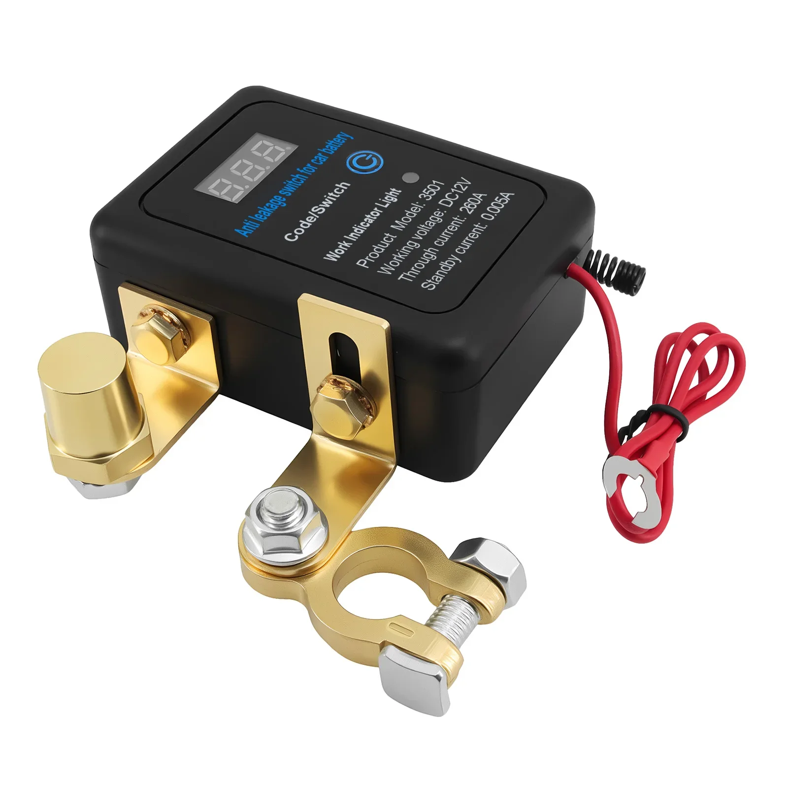 DC 12V Auto-Abschaltschalter 260A Batterie-Trennschalter mit Fernbedienung und LED für LKW – Detail 19