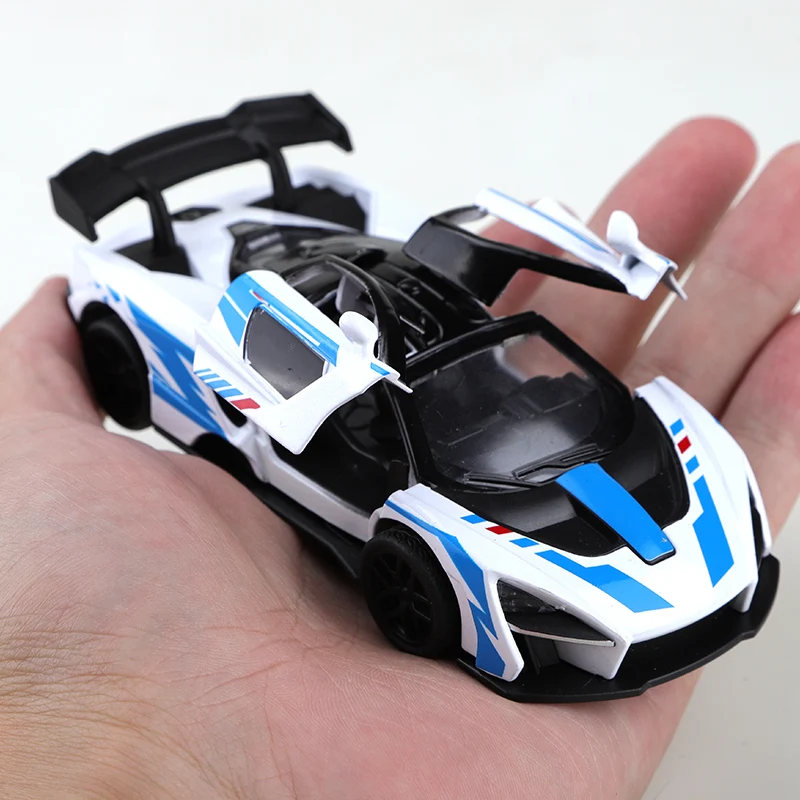 (Bagado) 1:36 Senna Alloy Pull-back Racing Car, Simulação 1.36 Alloy Pull-back Racing Car, Brinquedo para menino
