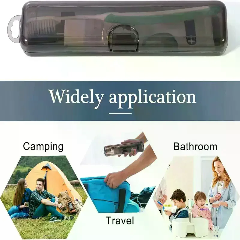 Box Transparent Organizer Case Travel Portable Toothbrush Holder Plastic Toothpaste Box Storage Container Toothbrush