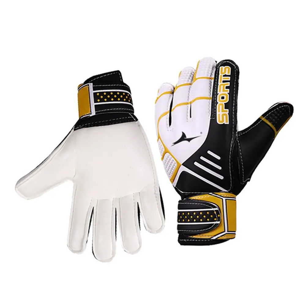 

1 Pair Anti-Slip Kids Goalie Gloves Rubber Finger Protection Goalkeeper Gloves Breathable Double Layer Wrist Adult/Children/Kids