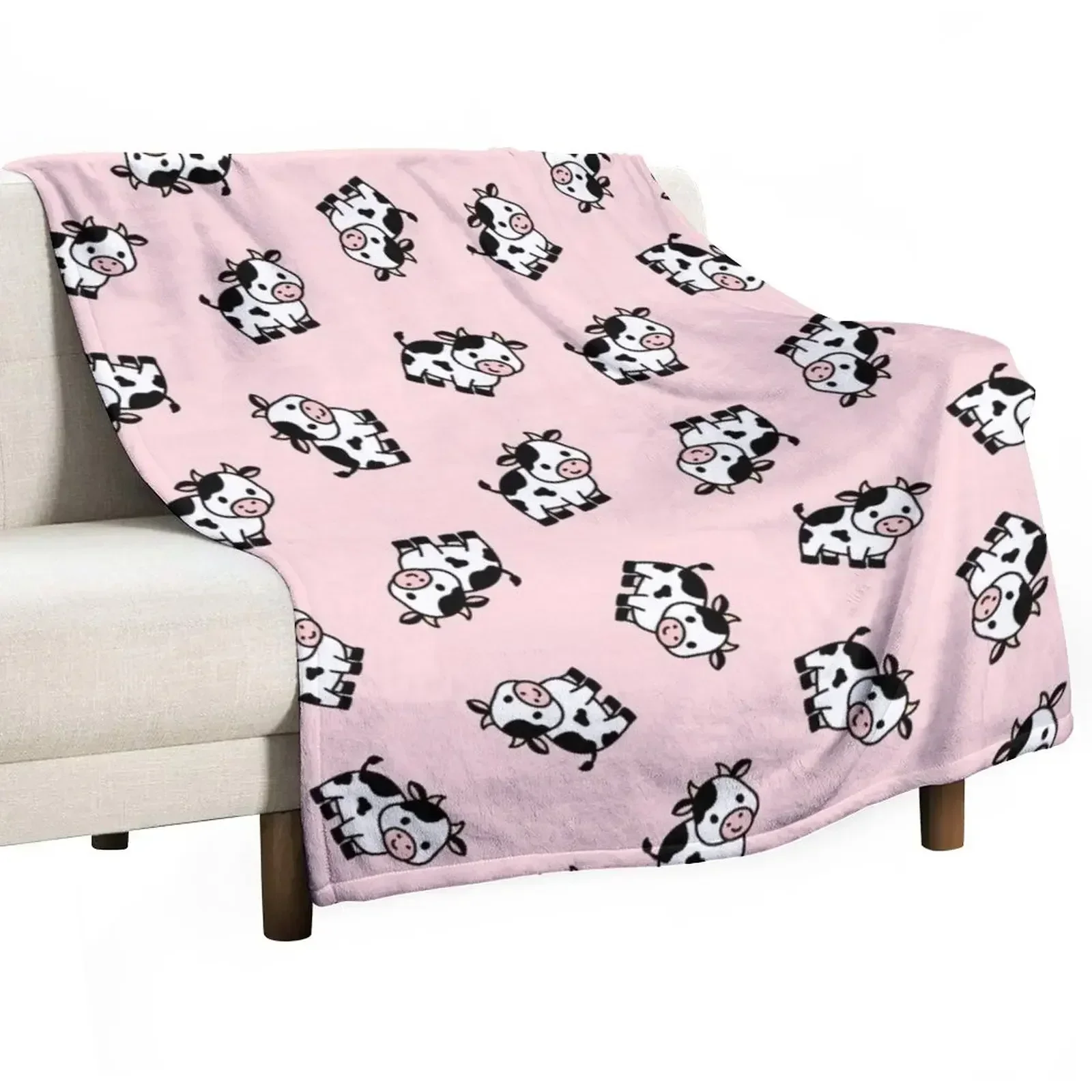 

Cow Throw Blanket Moving Summer Blankets