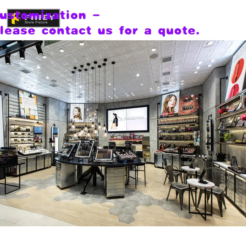 

custom.Makeup Showcase Retail Makeup Display Design Furniture Cosmetics Shop