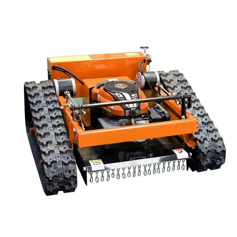 China Auto Commercial Gasoline Robot Remote Control Lawn Mower for Sale