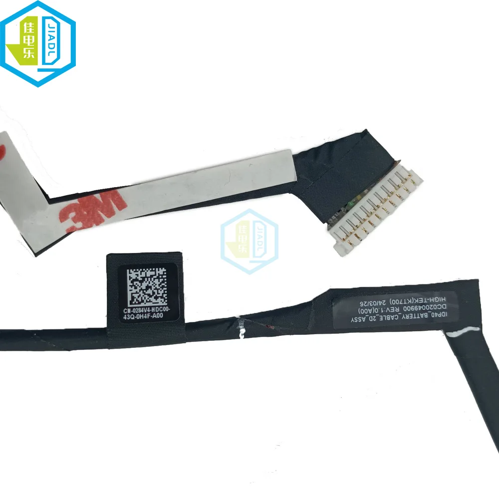 デル、エイリアンウェアx14、r1、r2、hds41、05m8x0、5m8x0、0284v4、284v4、交換部品用ノートブックバッテリーケーブル、dc020049900、dc02003yi0