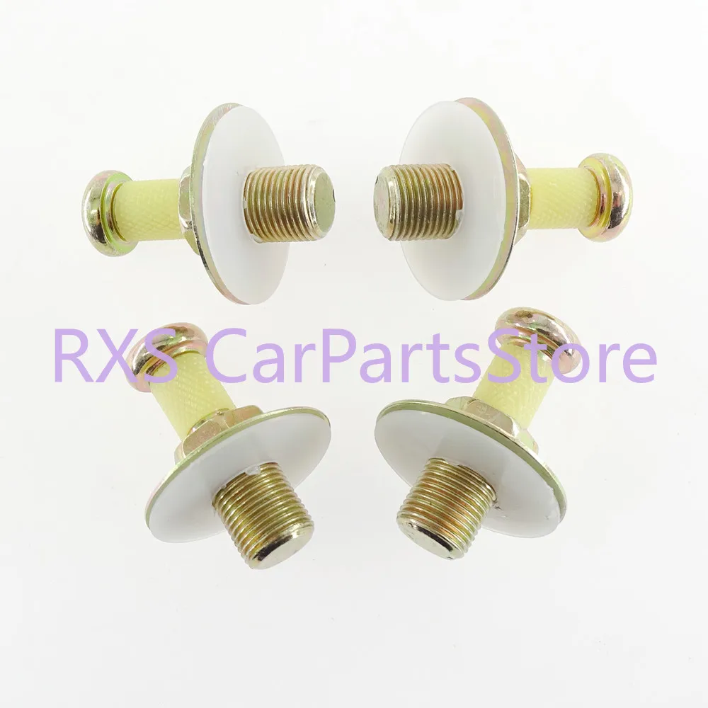 4pcs 357837034 Car Door Lock Striker Screw Washer Bolt Touch Latch Cotter Pins for A80 100 for Passat B3 Golf MK2 Jetta Polo