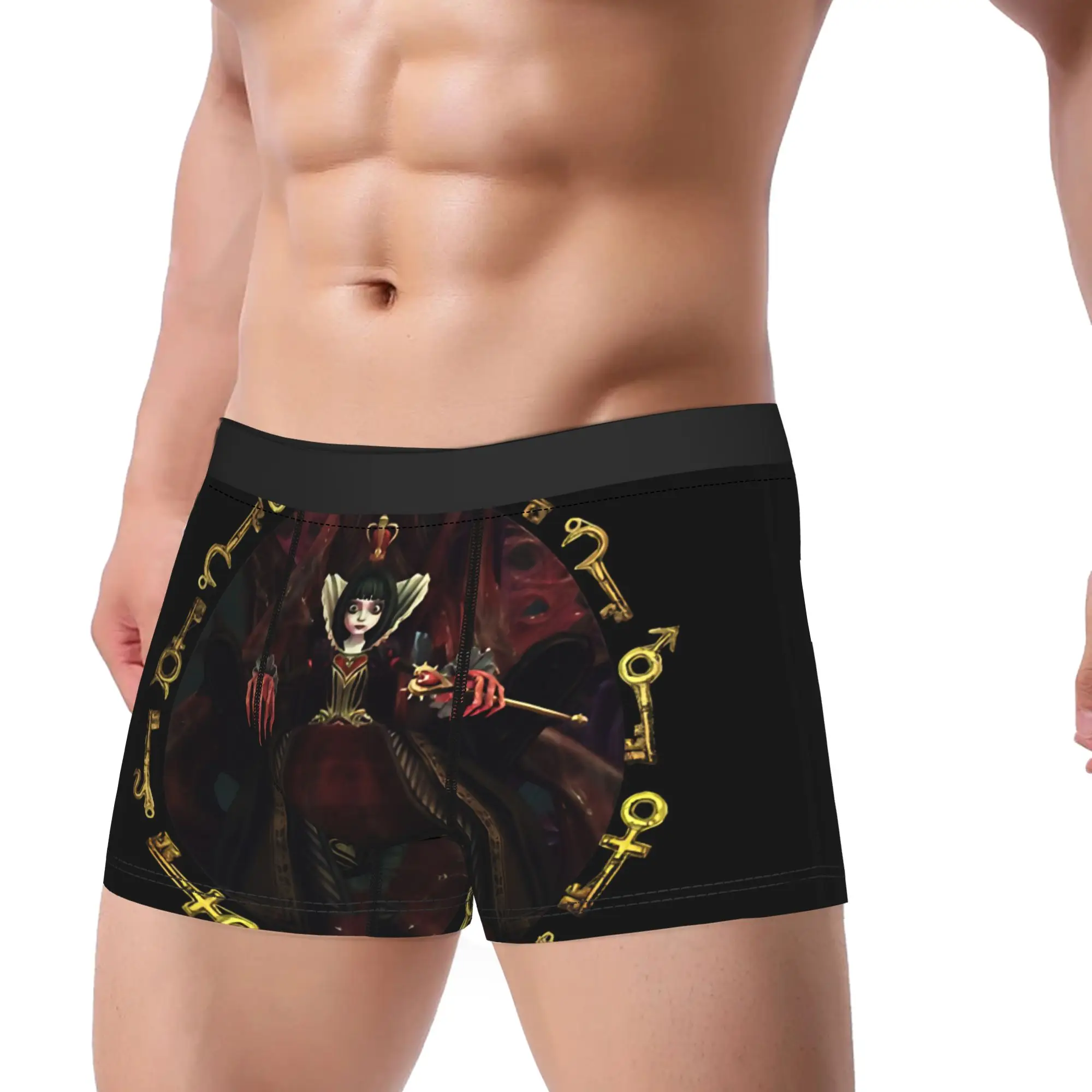 A-Alice Madness Returns Game Underwear  Male Panties Custom DIY Comfortable Boxer Shorts Hot Sale Boxer Brief Plus Size
