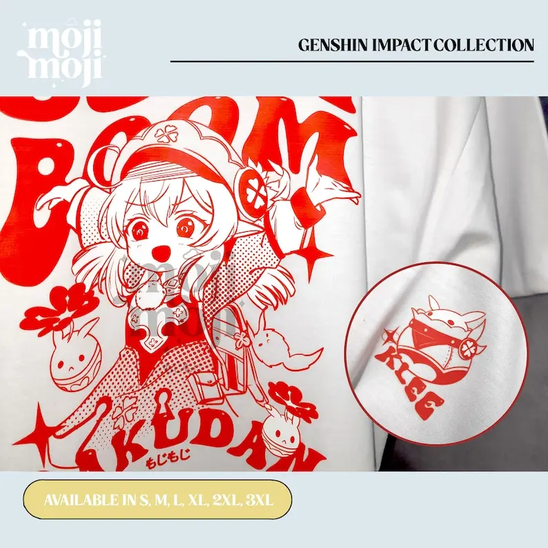 Genshin Impact Klee T-Shirt, Genshin Klee Merch, Klee Shirt, Gamer Shirt, Gifts for Gamers,  Genshin Merch Gift, Anime