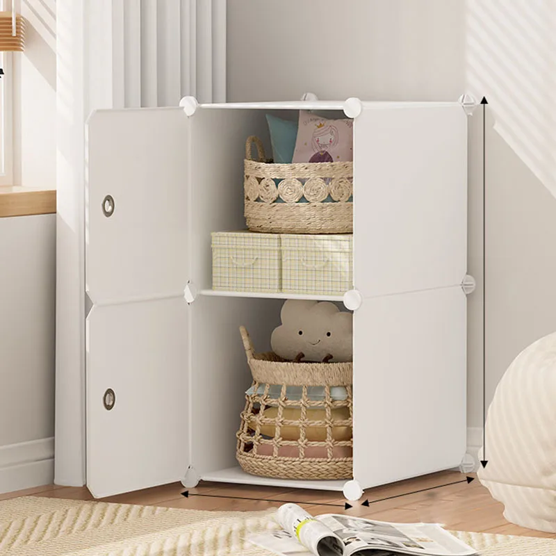 

Organizer Bedroom Wardrobe Storage Clothes Partitions Plastic Cabinet Open Display Wardrobe Modern Guarda Roupa Hotel Furniture