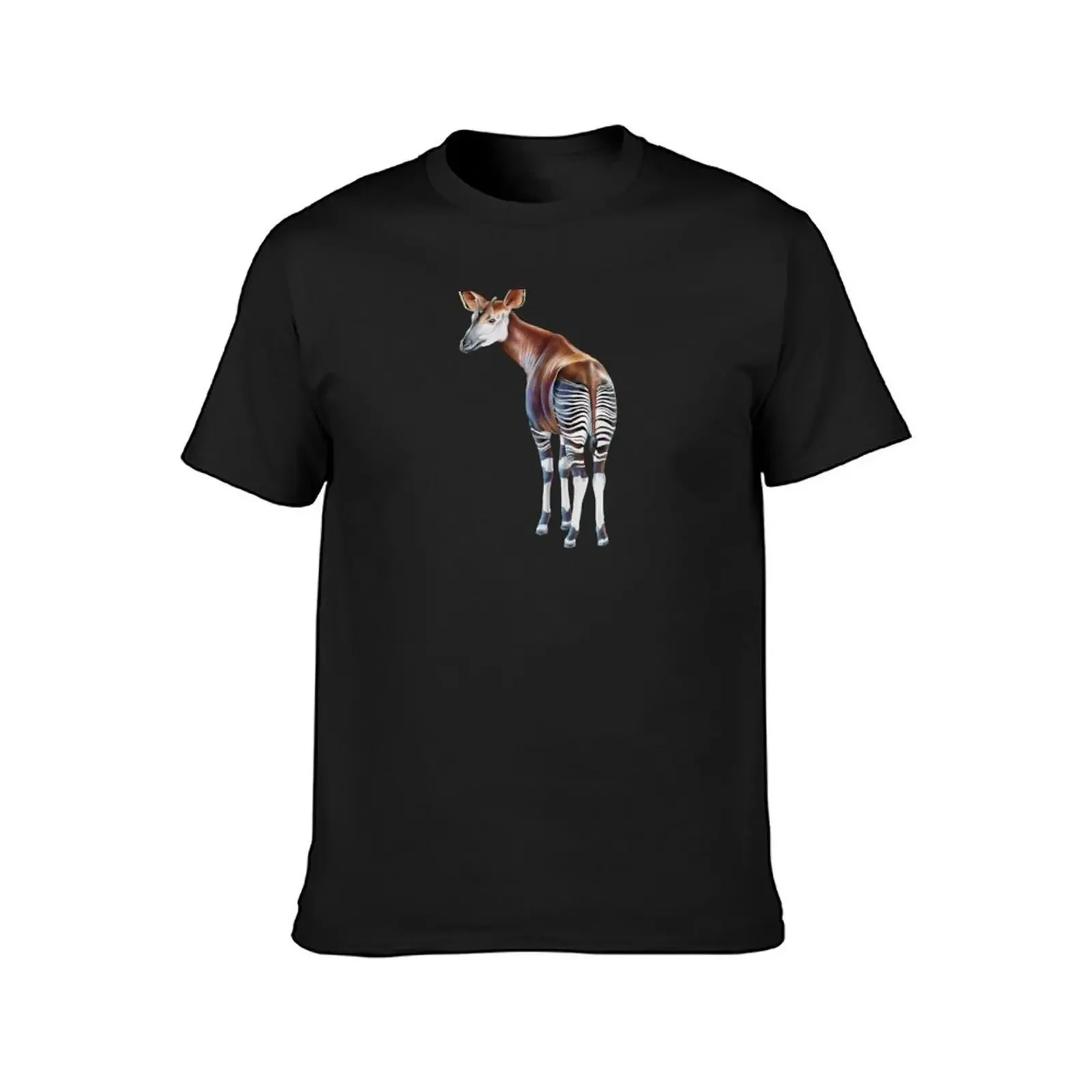 Okapi T-Shirt customizeds korean fashion anime figures Aesthetic clothing tee shirts for men