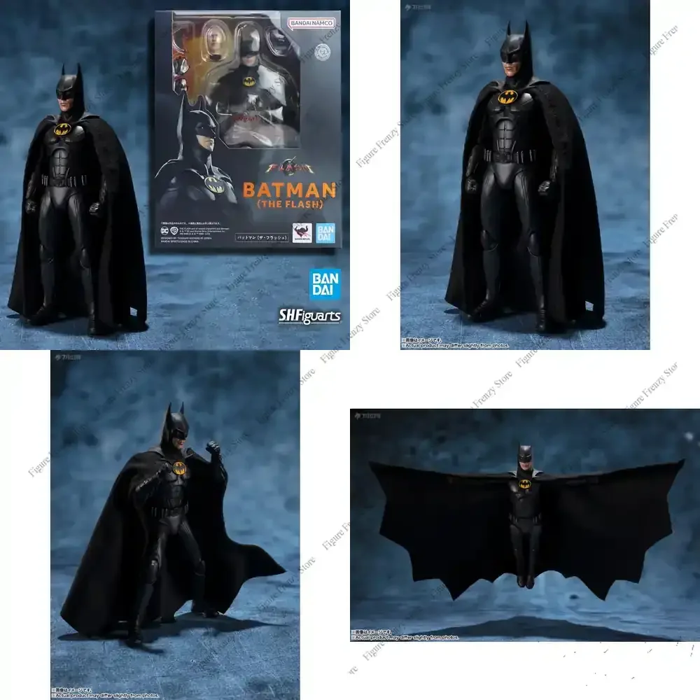 

Специальное предложение: Оригинальная фигурка Бэтмена The Flash 15 см от Bandai SHF, коллекционная аниме-игрушка в коробке для фанатов