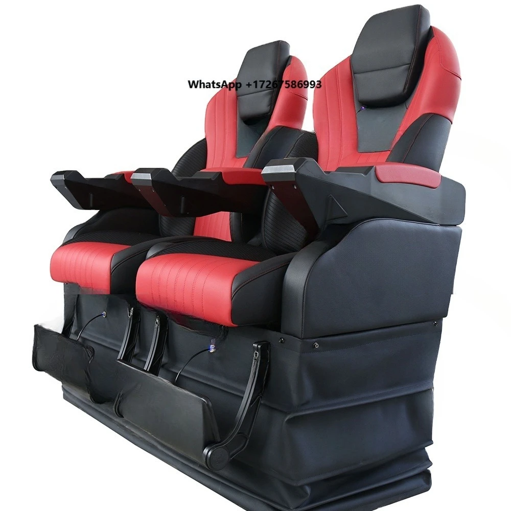 Wholesale New Style Automobile Leather 4d Seat Cinema Motion Theater Seats for Indoor