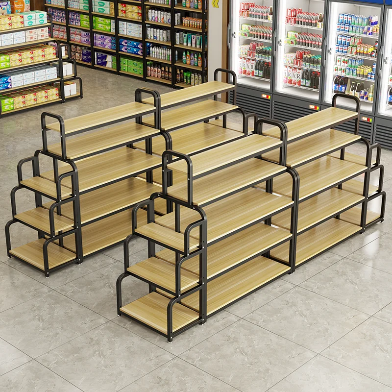 Supermarket  Double-sided mid-island Container Maternal and infant store booths Cosmetics display stands Shoe racks