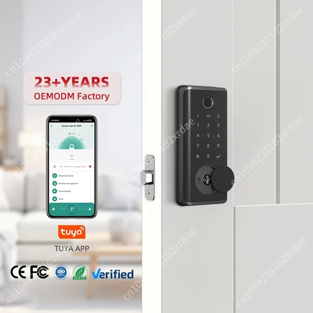 

Hot Selling High Security Tuya Wifi Lock Security Mortise Door Locks Smart Dead Bolt Door Lock