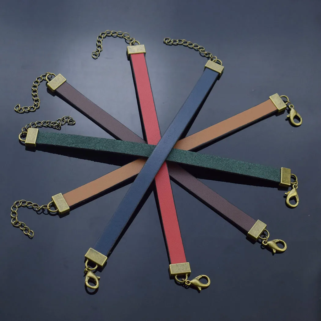 سوار مع نقش فيلم "HAKUNA MATATA" للنساء ، بحروف ريترو ، جلد ، هدية للأخوات