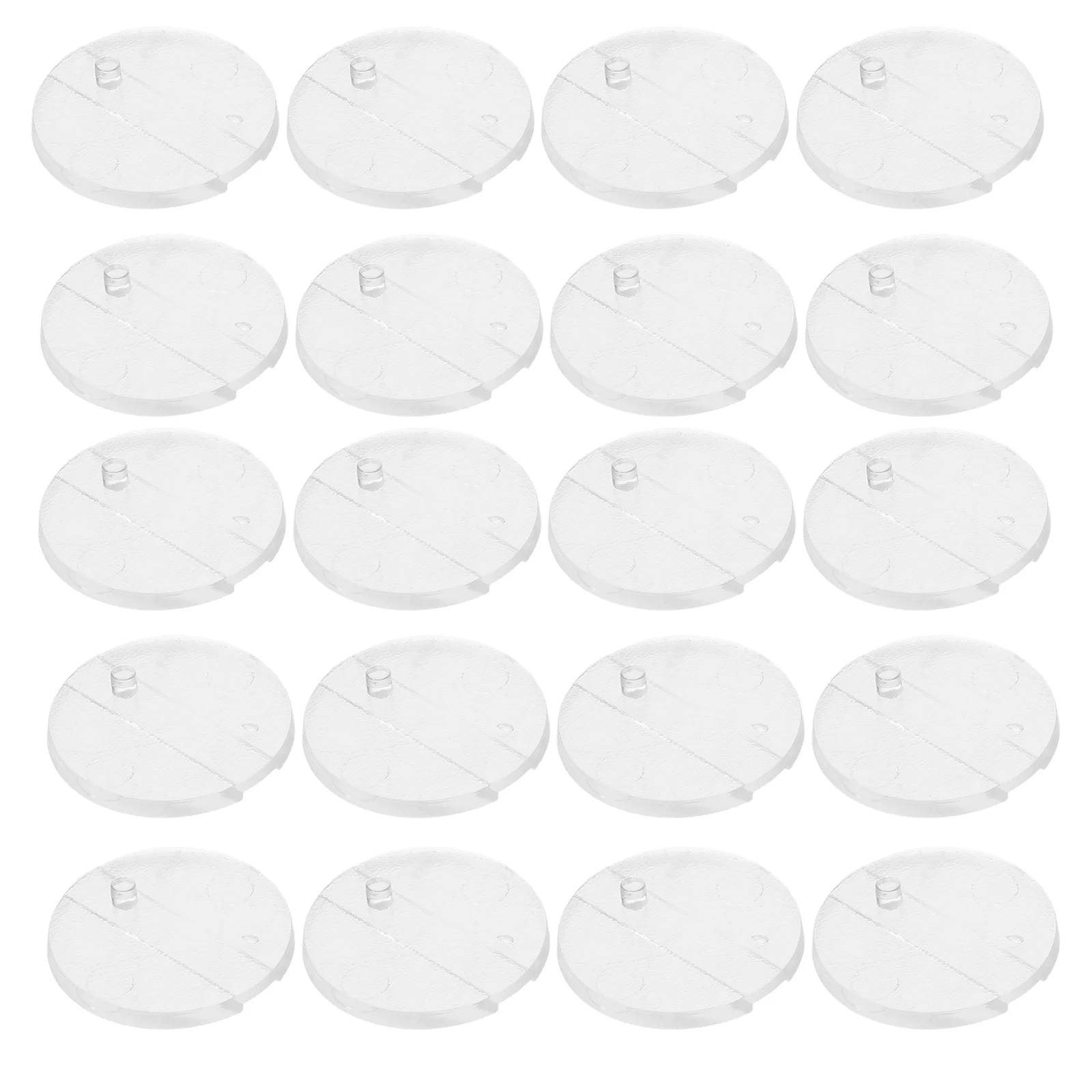 30 Stück durchsichtiger Kunststoff-Basisständer für 6 Zoll bewegliche Actionfiguren, stabile Display-Unterstützung, Display-Riser-Halter